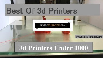 3d Printers Under 1000