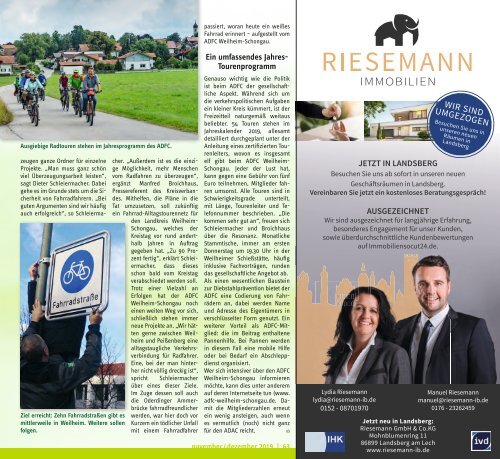  Altlandkreis Ausgabe November/Dezember 2019 - Das Magazin für den westlichen Pfaffenwinkel