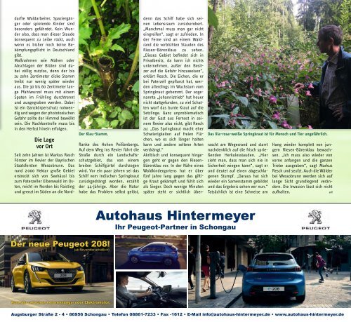  Altlandkreis Ausgabe November/Dezember 2019 - Das Magazin für den westlichen Pfaffenwinkel