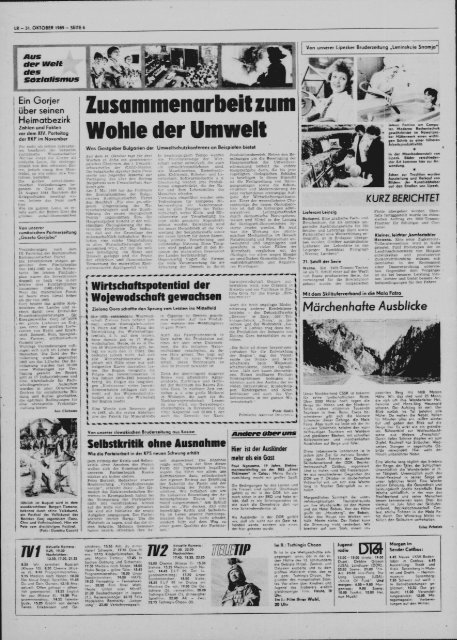 Ausgabe der Lausitzer Rundschau vom 31-10-1989