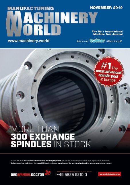 Manufacturing Machinery World November 2019