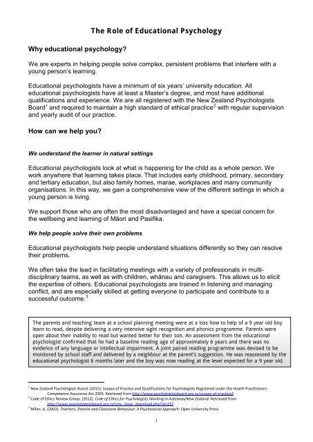WHAT IS AN EDUCATIONAL PSYCHOLOGIST ROLE visual data 8