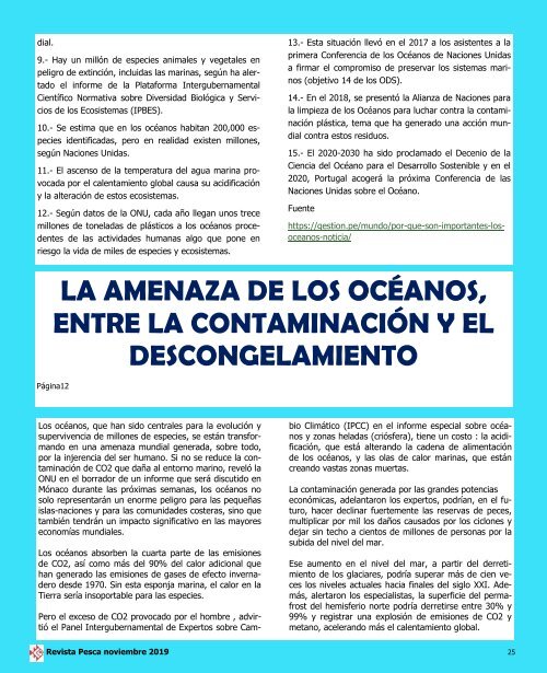 REVISTA PESCA NOVIEMBRE 2019