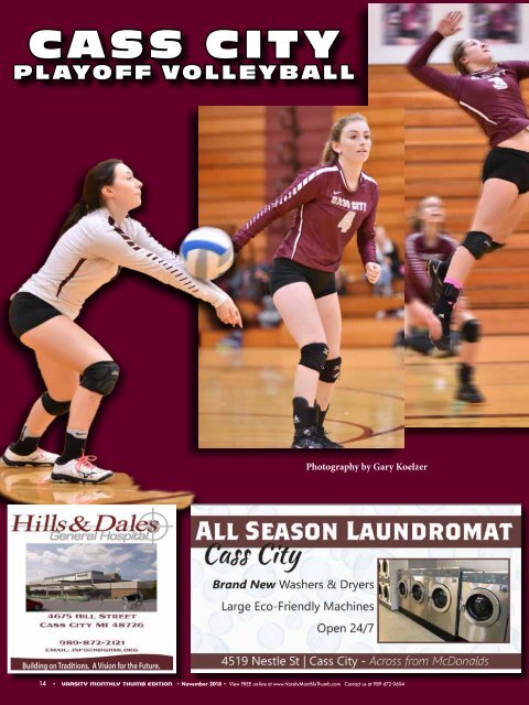 November 2018 Issue of Varsity Monthly Thumb Magazine