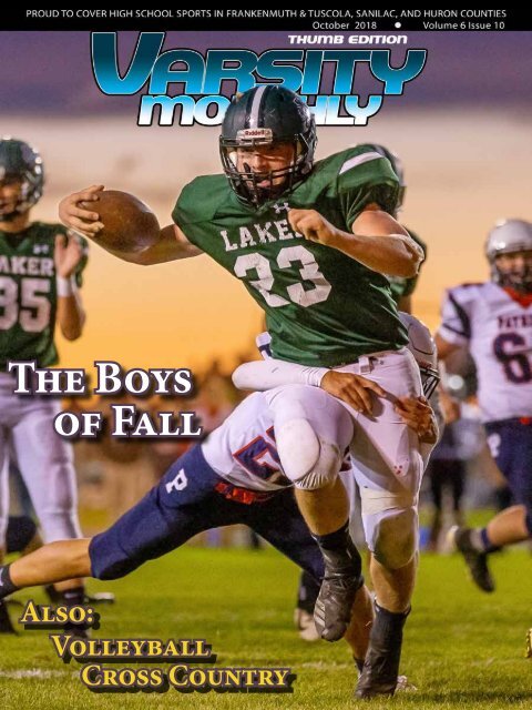 October 2018 Issue of Varsity Monthly Thumb Magazine