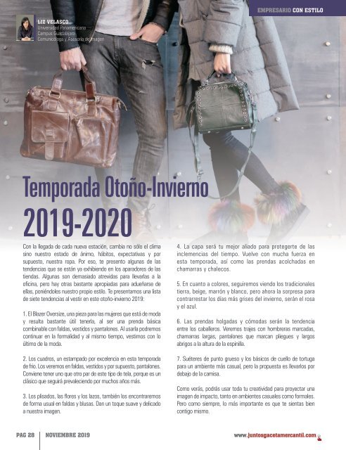 Revista Juntos - Noviembre 2019