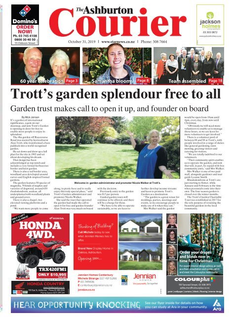 Ashburton Courier: October 31, 2019