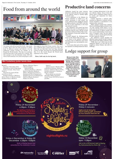 Ashburton Courier: October 31, 2019