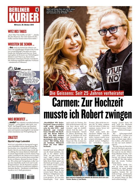 Berliner Kurier 30.10.2019