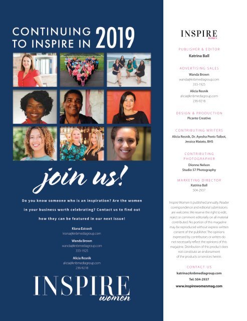 Inspire Women Fall 2019 