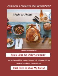 Pampered Chef Digital Catalog and Ordering Link - November