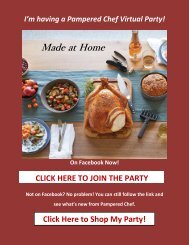 Stella's Pampered Chef Online Catalog and Ordering Link