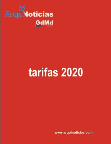 tarifario 2020