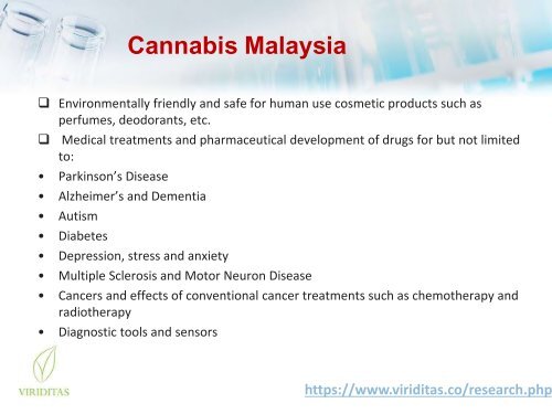 Cannabis Malaysia - Viriditas Malaysia 