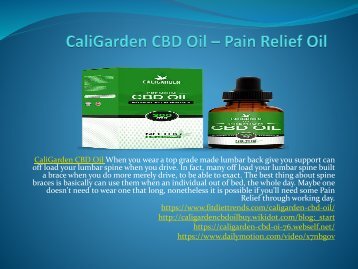 CaliGarden CBD Oil - Improves Sleep Quality And Duration