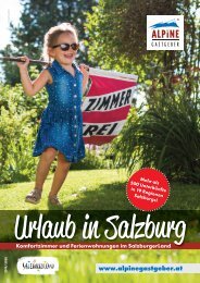 Alpine Gastgeber Salzburg - Katalog 2019-20