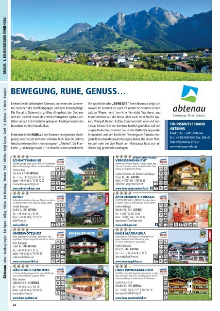 Alpine Gastgeber Salzburg - Katalog 2019-20