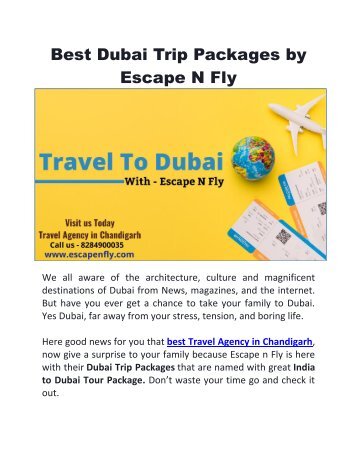 India To Dubai Tour Package Magazines India To Dubai Tour Package Magazines