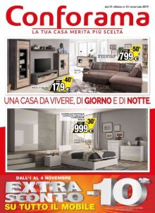 Conforama Volantino e Catalogo offerte