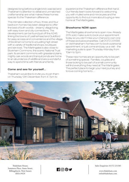 Surrey Homes | SH61 | November 2019 | Gift supplement inside