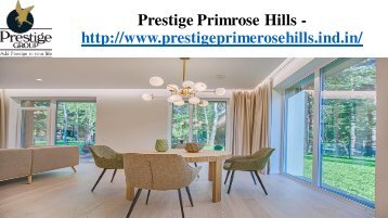 Prestige Primrose Hills -prestigeprimerosehills.ind.in