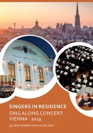 Sing Along Concert Vienna 2019 - Program Book