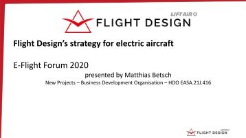 Matthias Betsch, Flight Design 