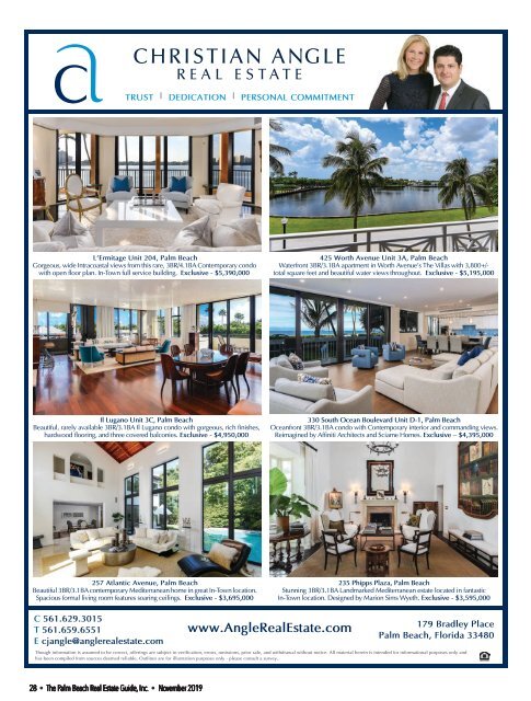 Palm Beach Real Estate Guide November 2019