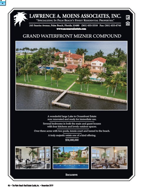 Palm Beach Real Estate Guide November 2019