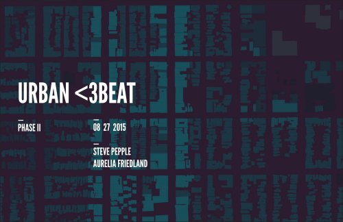 UrbanHeartbeat-PhaseII