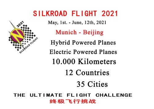 Dieter Honig Silkroad Flight 2021 Munich - Beijing