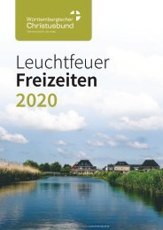 Leuchtfeuer Freizeiten 2020