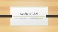 NetSuite CRM