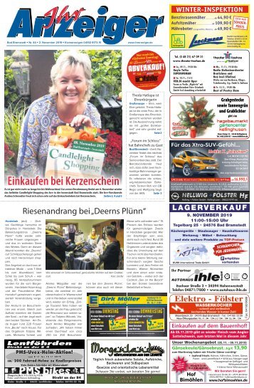 Ihr Anzeiger Bad Bramstedt 44 2019