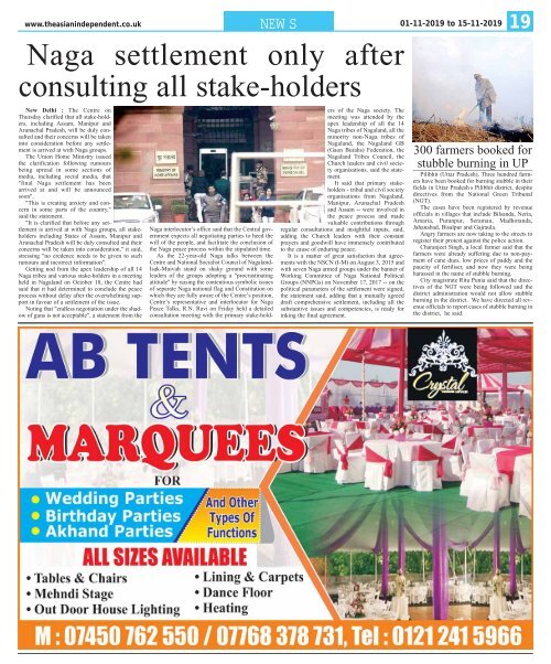 The Asian Independent 01 - 15 Nov. 2019