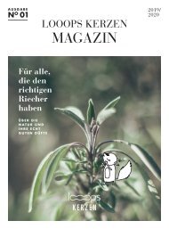Looops Kerzen Magazin 2019-2020