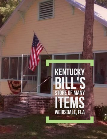 KentuckyBillsStoreofManyItemsWeirsdaleFl