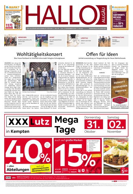 Hallo-Allgäu Memmingen vom Samstag, 02.November