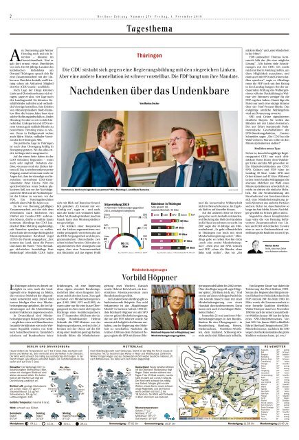 Berliner Zeitung 01.11.2019