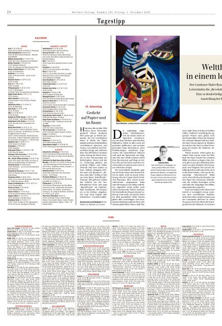 Berliner Zeitung 01.11.2019