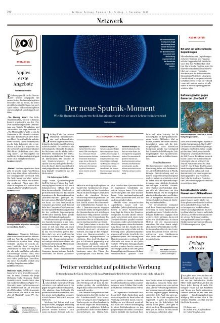 Berliner Zeitung 01.11.2019