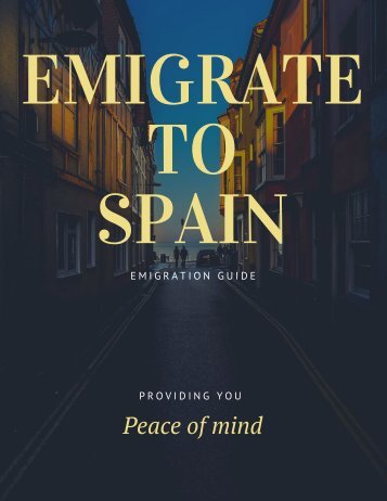 Emigrate To Spain_Emigration Guide 2019