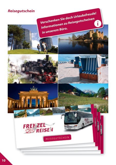 Katalog - Reisen & Ausflüge 2013 - Frenzel Reisen KG