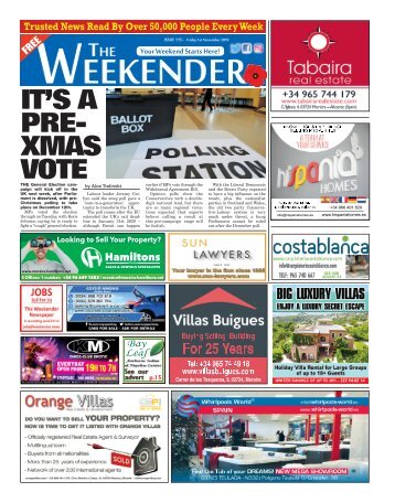 Weekender Alicante North Issue 115