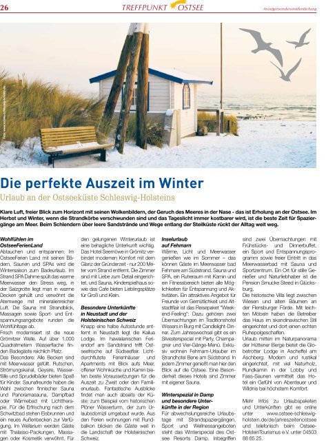 Treffpunkt Ostsee Weihnachten 2019