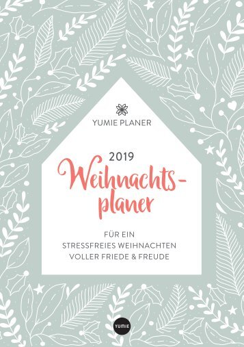 YUMIE Weihnachtsplaner 2019 Freebie