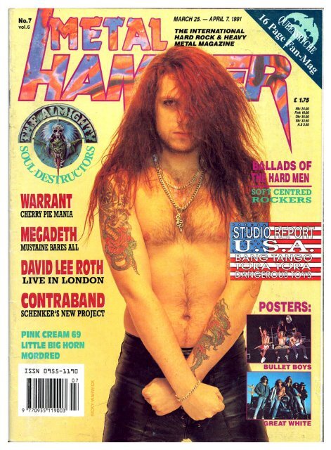 metal hammer april 1991