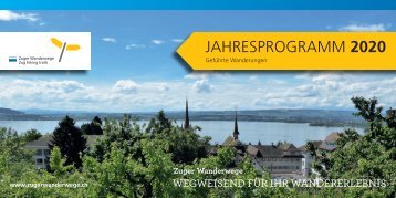 Zuger Wanderwege Jahresprogramm 2020