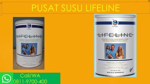 PROMO, CALL/WA 0811-9700-400, Jual Susu Kesehatan LIFELINE Bekasi