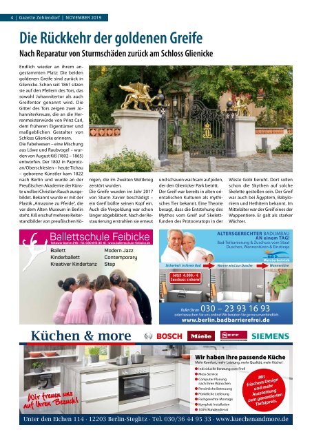 Gazette Zehlendorf November 2019
